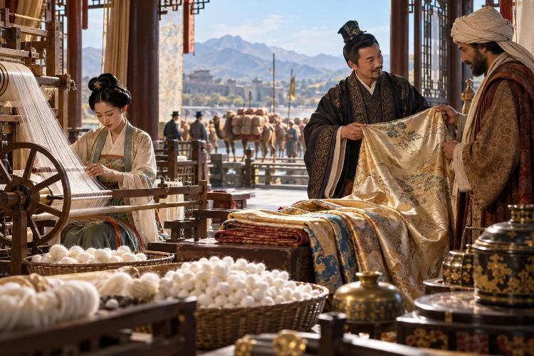 How Silk Production Transformed Historical Trade and Diplomacy